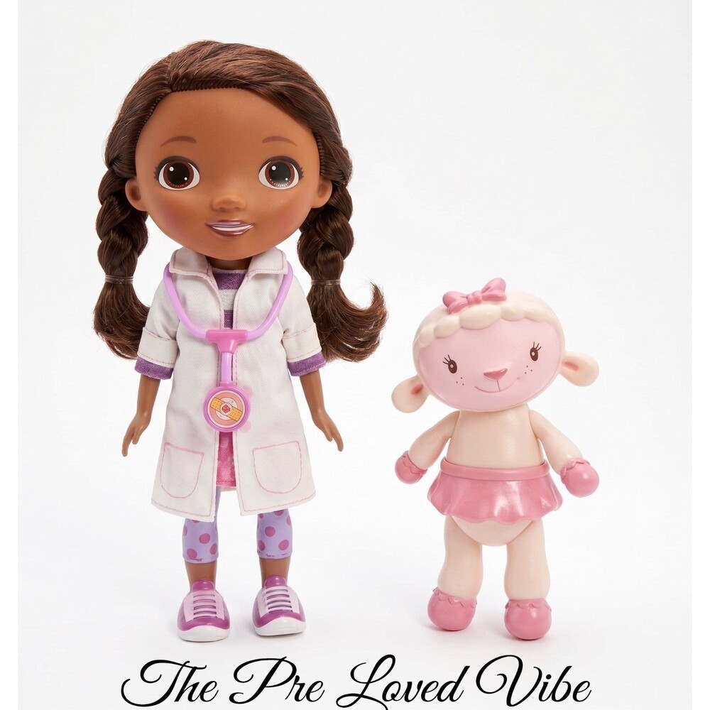 Disney Jr. Doc McStuffins 12" Doll Lambie Plastic Toy